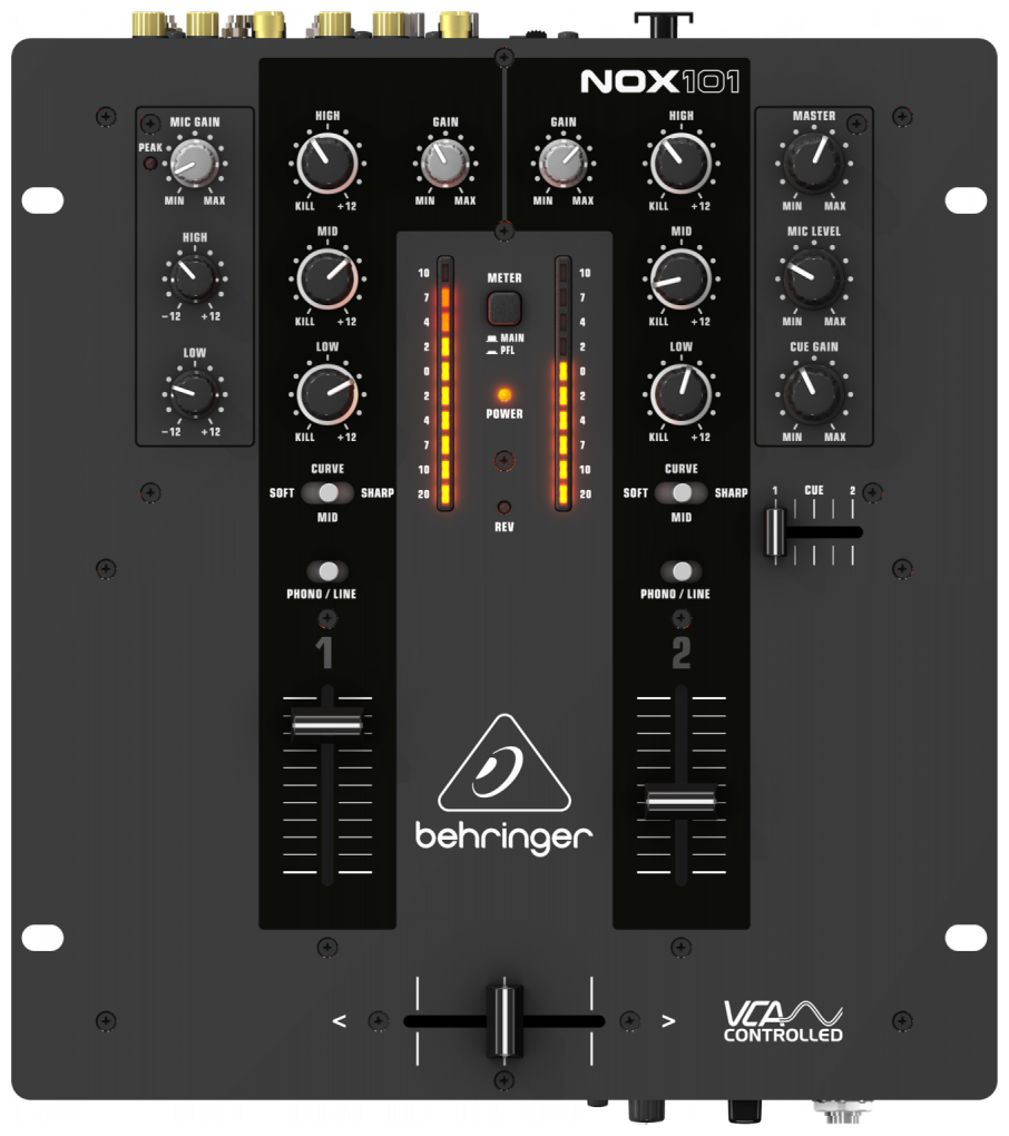 Behringer NOX101 DJ-микшер с полным VCA управлением