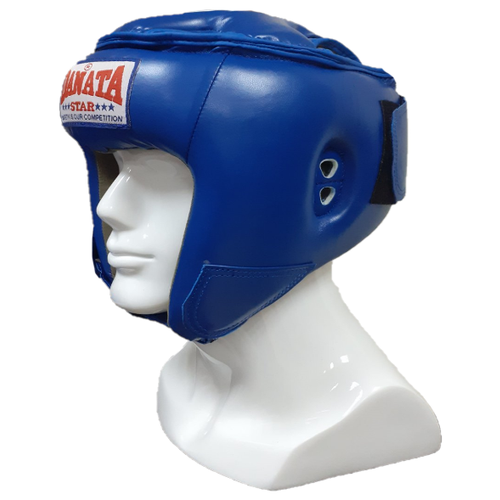 фото Шлем для тайского бокса и кикбоксинга danata star (закрытая макушка) super star размер xl синий
