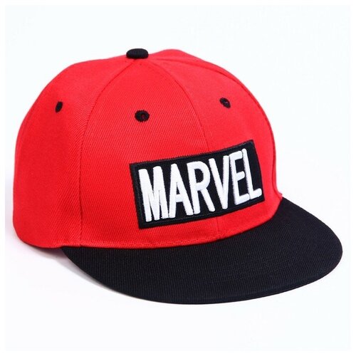 фото Кепка детская "марвел", р-р 52-56, красная marvel