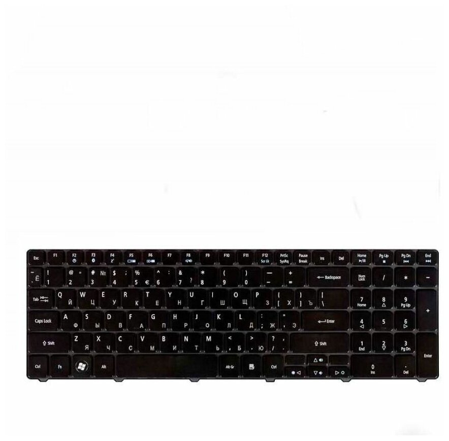 Клавиатура для ноутбука Acer Aspire 5810T, 5410T, 5536, 5536G, 5738, 5800, 5820, 5739 черная арт 002179