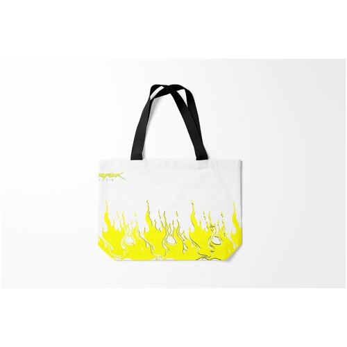 фото Сумка-шоппер / 46х35 см / геймерам / cyberpunk 2077 burnettie