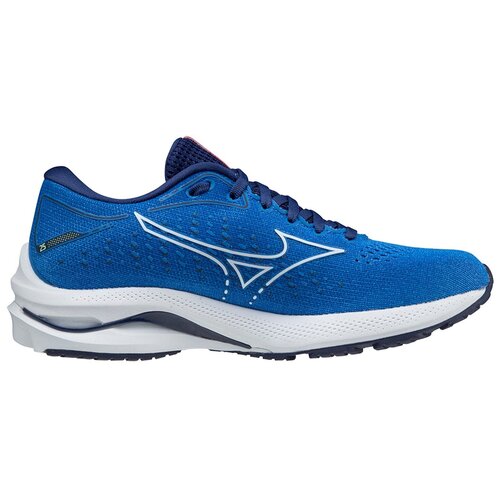 фото Беговые кроссовки mizuno wave rider 25 (w) french blue/indigo white/diva pink (uk:6,5)