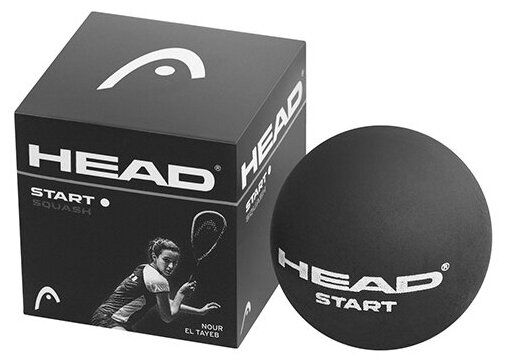 Мячи для сквоша HEAD 1-White Start x1, ,
