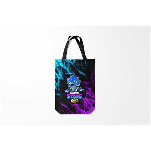 фото Сумка-шоппер / 31х42 см / геймерам / brawl stars leon burnettie