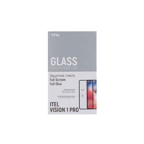 Защитное стекло FullScreen для Itel Vision 1 Pro черный (Черный)
