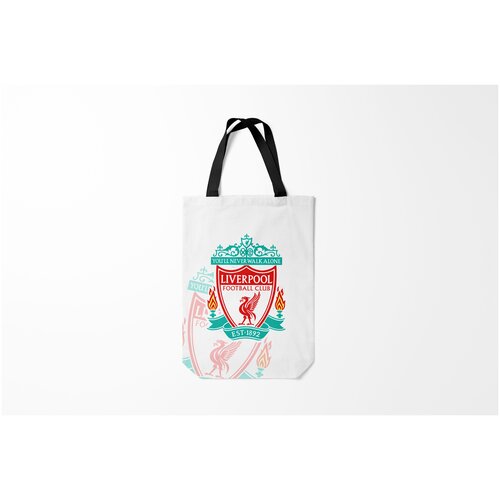 фото Сумка-шоппер / 31х42 см / футбол / liverpool ливерпуль burnettie
