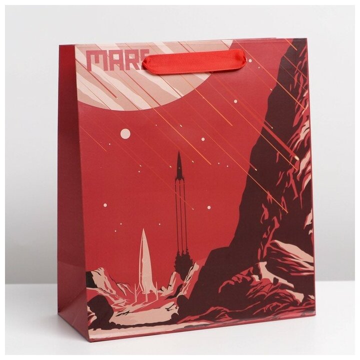 Пакет ламинированный вертикальный Mars, ML 23 × 27 × 11,5 см