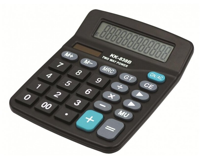 Калькулятор полноразмерный Attache 12-ти разрядный, черный