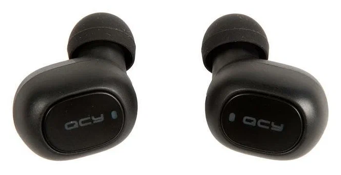 Наушники с микрофоном QCY T1, Bluetooth, вкладыши, черный Noname - фото №2