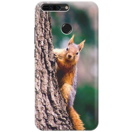 фото Re:pa накладка transparent для honor 8 pro с принтом "белочка"