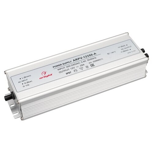 Блок питания ARPV-12350-A (12V, 29.0A, 350W) (Arlight, IP67 Металл, 3 года)