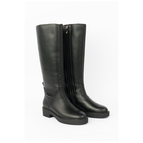 фото Кожаные сапоги vs10-142800 черный 38 respect