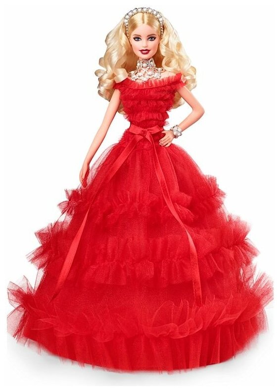 Кукла Barbie 2018 Holiday Doll (Барби Праздничная 2018 Блондинка)