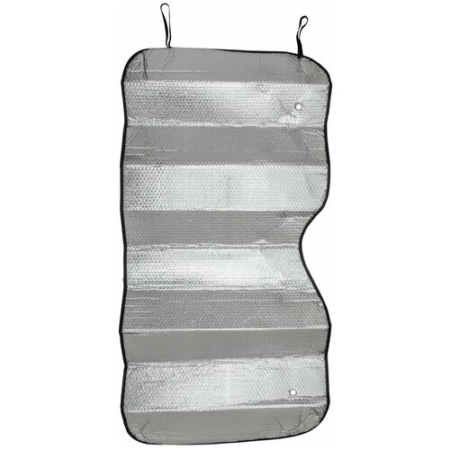 Шторка солнцезащитная в автомобиль на лобовое стекло 145х70 см серебро 540₽