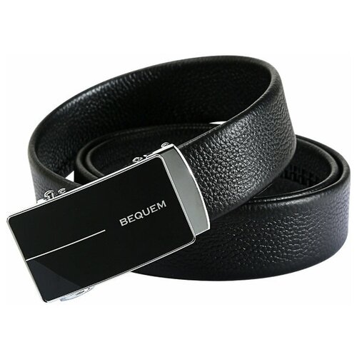 фото Ремень bequem чёрный (размер 120-130) r-004