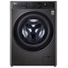 Стиральная машина LG F2T9GW9P, 8.5 кг, 1200 об, 14 программ, дозагрузка, чёрная