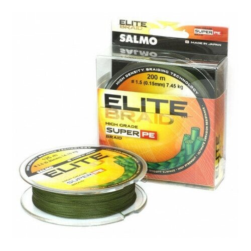 фото Леска плетеная salmo elite braid green (4814-050 (125 м 0,5мм) )