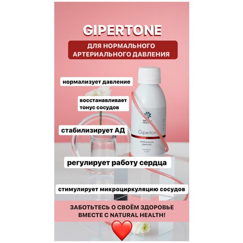 GIPERTONE / Гипертон - препарат для стабилизации артериального давления, Natural Health