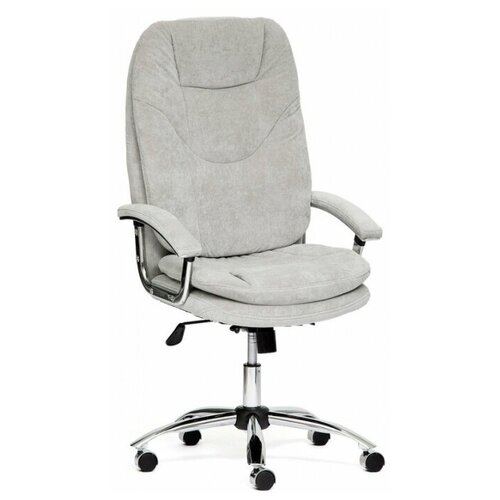 фото Кресло компьютерное tetchair softy lux флок gray