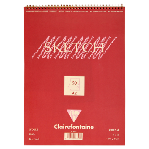Clairefontaine Альбом для графики Sketch2 А3 100л 90г/м