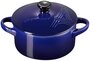 Керамическая кокотница Eiffel Tower Vive la France , 10 см, индиго (Indigo), Le Creuset