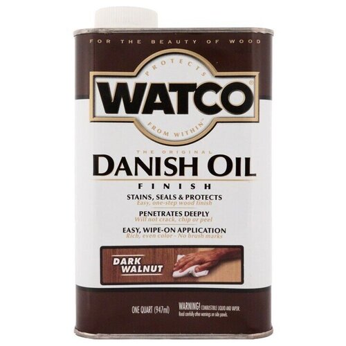 Масло WATCO Danish Oil для дерева черный орех 0,946 л