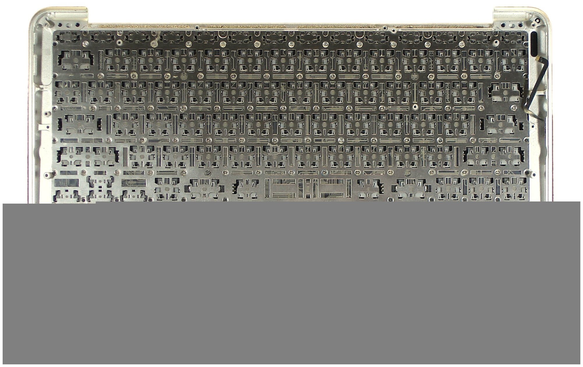 Клавиатура для ноутбуков Apple A1370 Series 2010 Топ панель плоский ENTER без подсветки Русская Чёрная