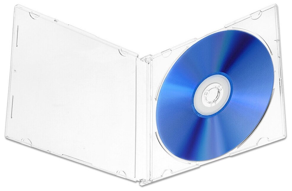 Коробка CD Box 1 диск Slim Clear 5мм (200T)