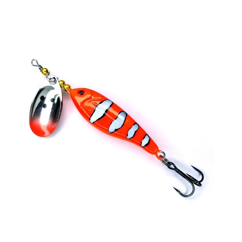 фото Блесна вращающаяся для рыбалки minnow №3 13гр/ блесна вертушка/ блесна на щуку, судак, окунь/ приманка рыболовная 100крючков