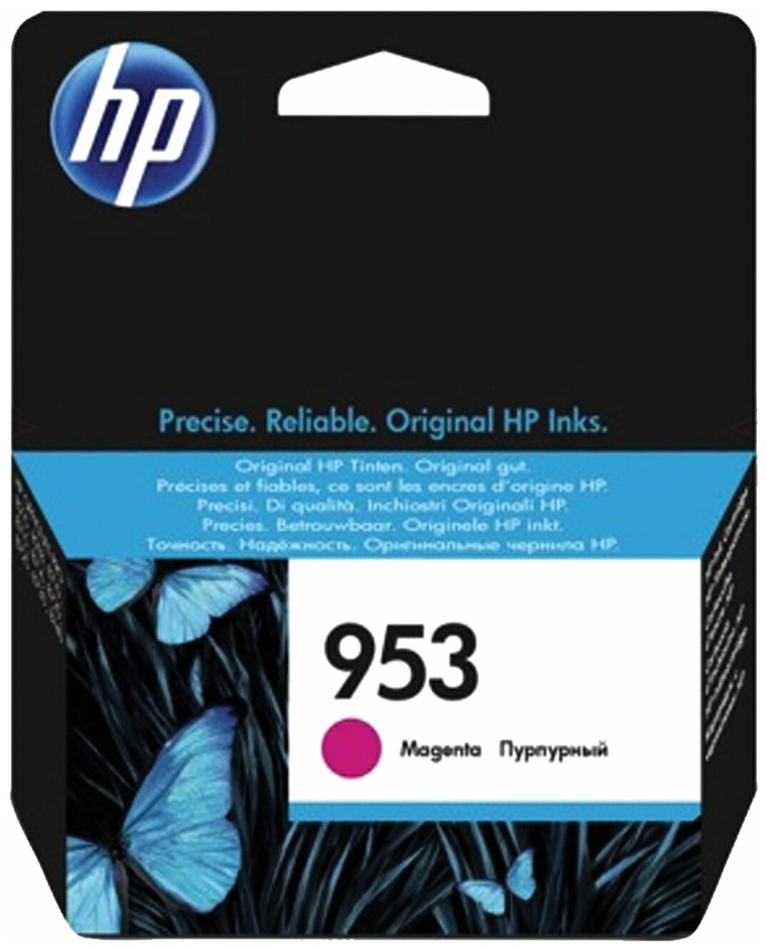 Картридж струйный HP (F6U13AE) Officejet Pro 8710/8210, №953, пурпурный, ресурс 700 стр, оригинальный Комплект : 1 шт