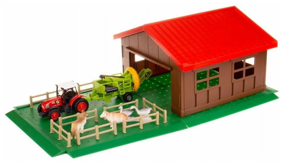 Подробные характеристики Детский игровой набор Farm Kit «Ферма с трактором»...