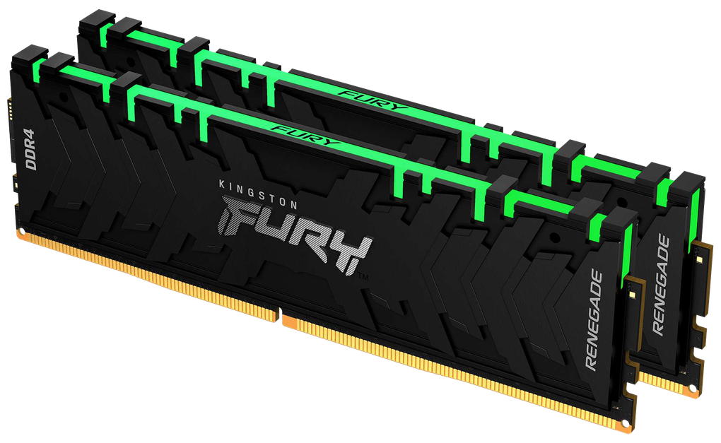 Kingston DDR4 DIMM 32GB Kit 2x16Gb KF432C16RB1AK232 PC4-25600 3200MHz CL16 RGB 1599800₽