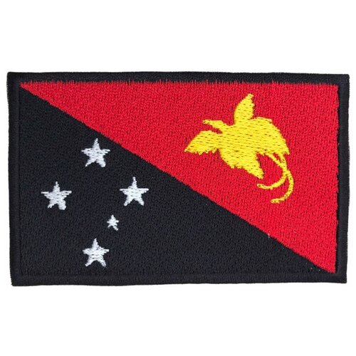 Нашивка флаг Папуа-Новая Гвинея флаг 210х140 см папуа новая гвинея gorolla