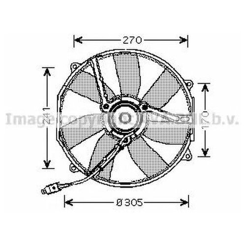 AVA QUALITY COOLING MS7512 вентилятор охлаждения двигателя