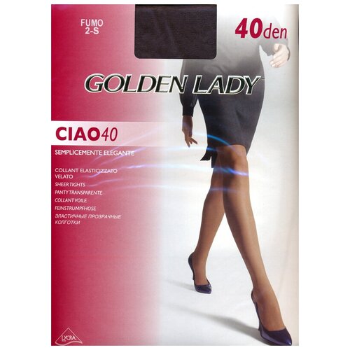 Колготки классические Golden Lady Ciao 40, набор (3 шт.), размер III, cognac (светлый загар)