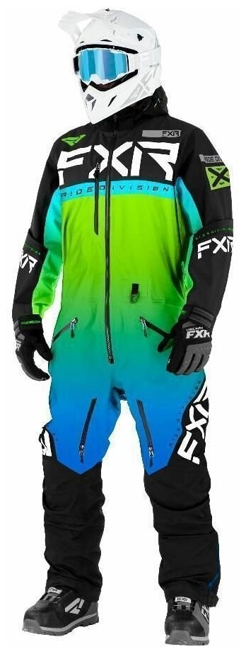  FXR Helium  , Lime-Blue Fade/Black