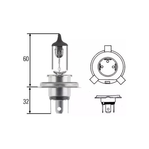 Лампа h4 75/70 w 24 v p43t, hella, 8gj 002 525-251