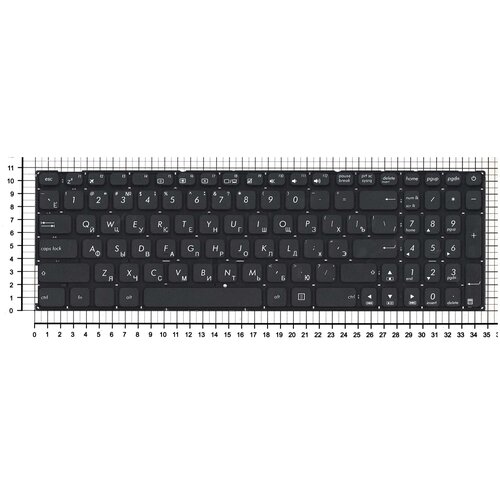 Клавиатура для ноутбука Asus X541 X541NA X541NC черная новинка для ноутбука asus r541s r541sa r541sc r541u r541ua r541uv русская клавиатура