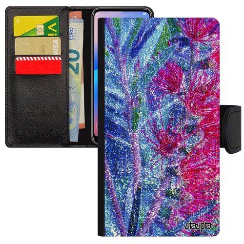 фото Противоударный чехол- книжка на смартфон // iphone 7 // "экзотик" дизайн цветок, utaupia, цветной