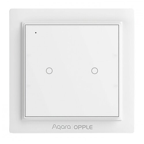 Беспроводной выключатель Aqara Opple Wireless Scene Switch 2 кнопки WXCJKG11LM беспроводной мини выключатель aqara wireless switch mini wxkg11lm