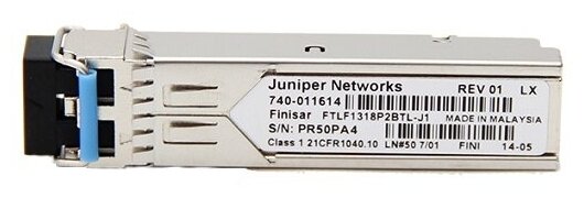 EX-SFP-1GE-LX Трансивер Juniper SFP 1000BASE-LX, 1000 Mbps, LC, 1310nm, Single-mode Fiber (SMF), 10km, (EX-SFP-1GE-LX)