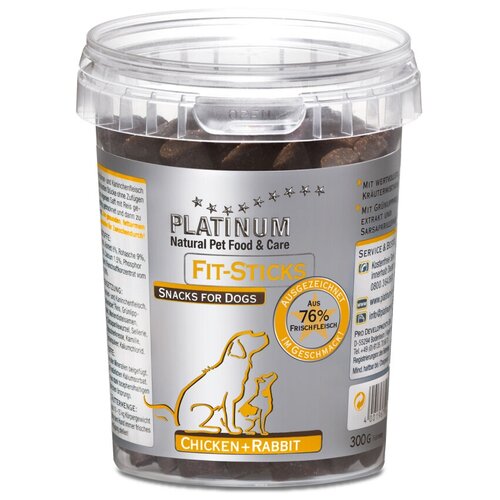 Платинум Лакомые колбаски для собак - курицакролик 1205₽