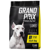 Сухой корм для собак GRAND PRIX ягненок, с рисом 2.5 кг (для крупных пород)