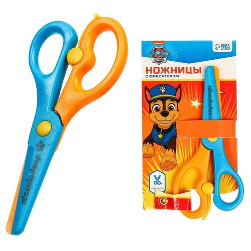 Paw Patrol Ножницы детские 13 см, пластиковые двухцветные ручки, Paw Patrol, микс paw patrol ножницы детские 12 см безопасные пластиковые ручки микс paw patrol