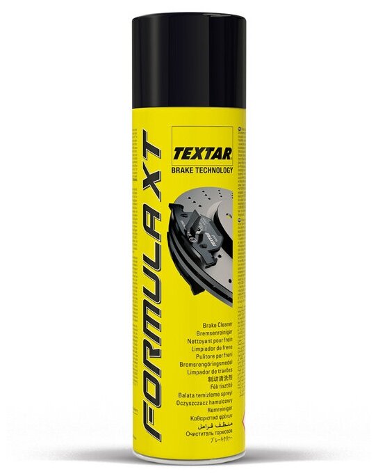 Очиститель Тормозной Системы 500мл - Brake Cleaner Formula Xt, Аэрозоль Textar арт. 96000400