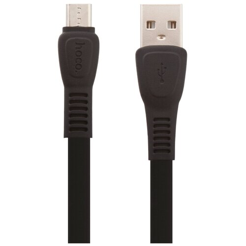 usb кабель hoco x40 noah microusb 2 4а 1м tpe черный USB кабель HOCO X40 Noah MicroUSB, 2.4А, 1м, TPE (черный)