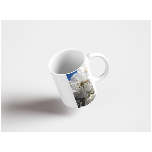 фото Кружка "нарциссы, цветы, весна 320 мл. белая" lotsprints