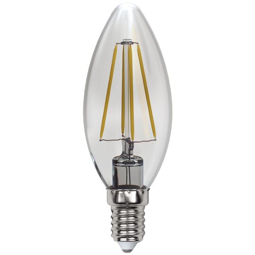 Uniel Лампа светодиодная свеча теплый свет (UL-00005899) Е14 13W 3000K прозрачная LED-C35-13W/WW/E14/CL