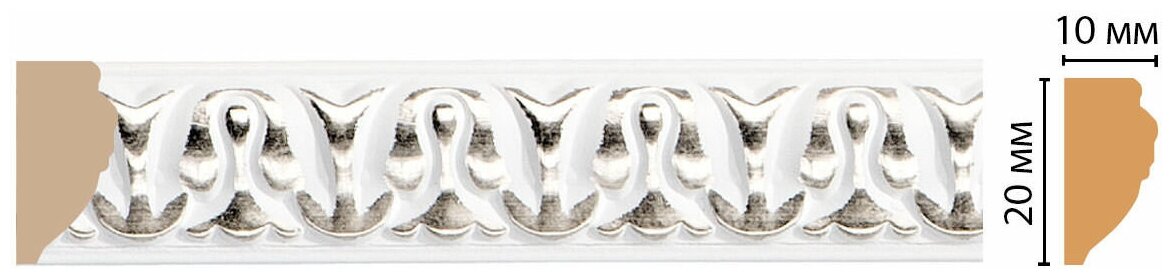 фото Молдинг DECOMASTER 103C-60ДМ (20*10*2400мм)