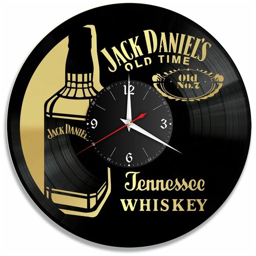 фото Настенные часы redlaser jack daniels золото, из винила, №1 vc-10602-1